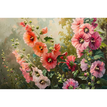 Hollyhock Canvas